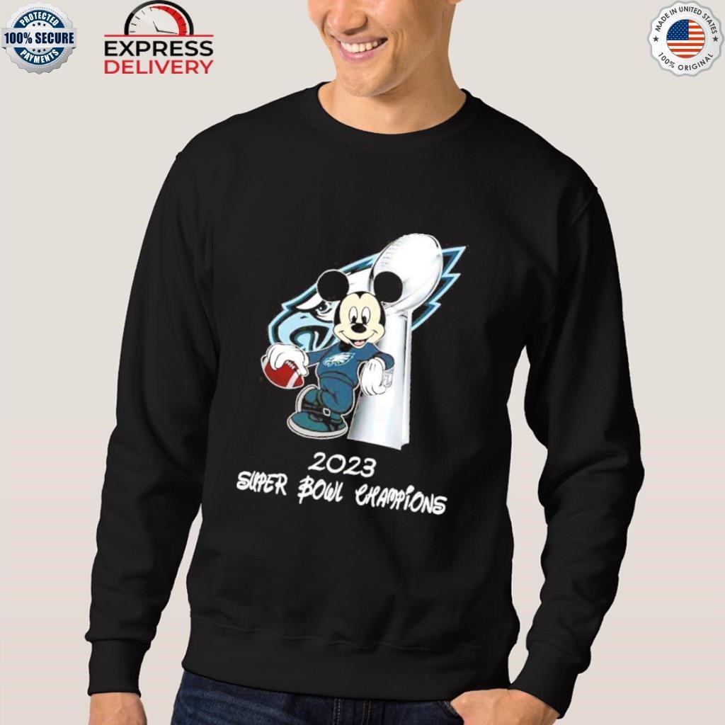 Vintage Philadelphia Eagles Football Mickey Mouse Sweatshirt - Anynee