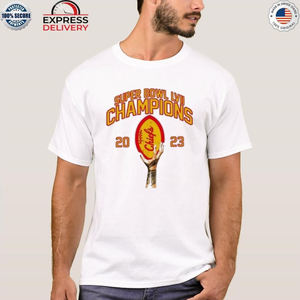 2023 Super Bowl LVII Champions x Rihanna x Kansas City Chiefs Champions  Unisex T-Shirt - REVER LAVIE