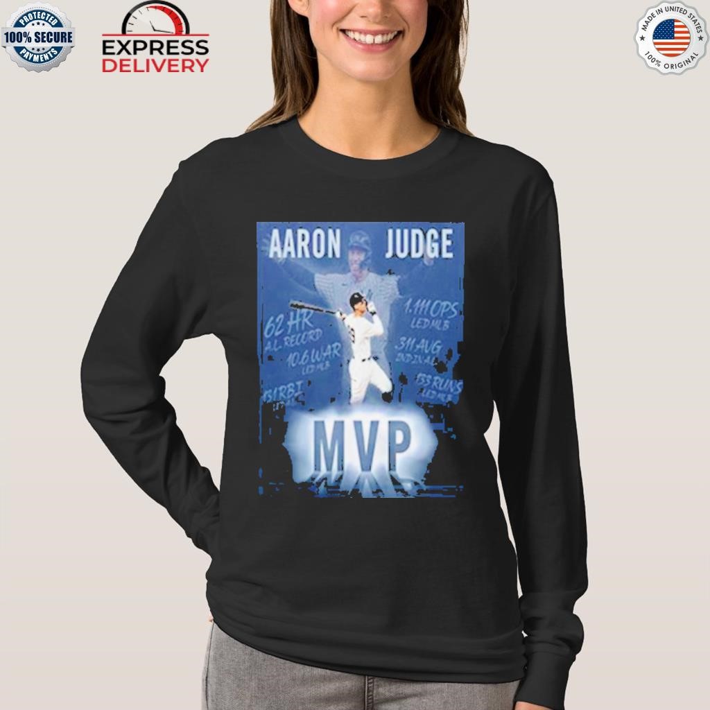 Aaron judge 62 home runs American league mvp logo shirt - Limotees