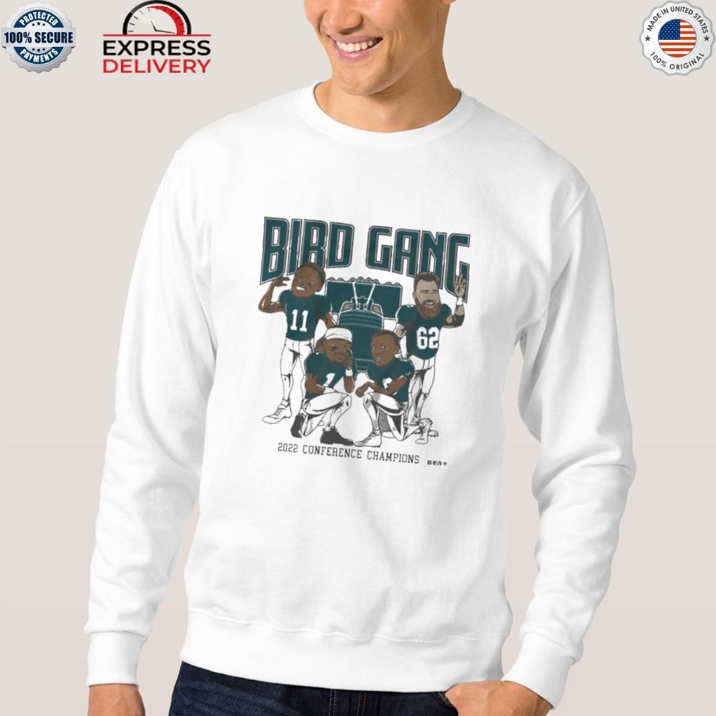 Bird Gang Philadelphia Eagles Conference Champions Caricatures Shirt -  Limotees