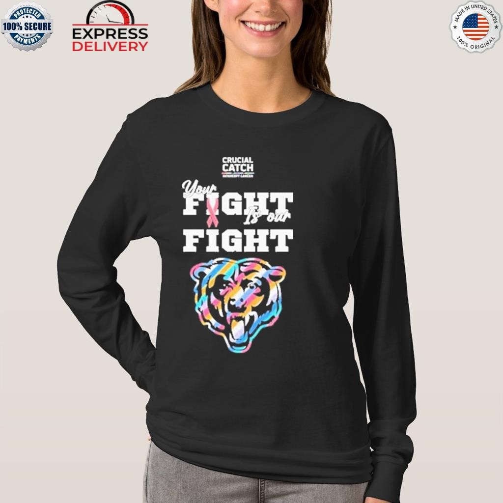 Chicago Bears Crucial Catch Intercept cancer 2023 shirt, hoodie, sweater,  long sleeve and tank top