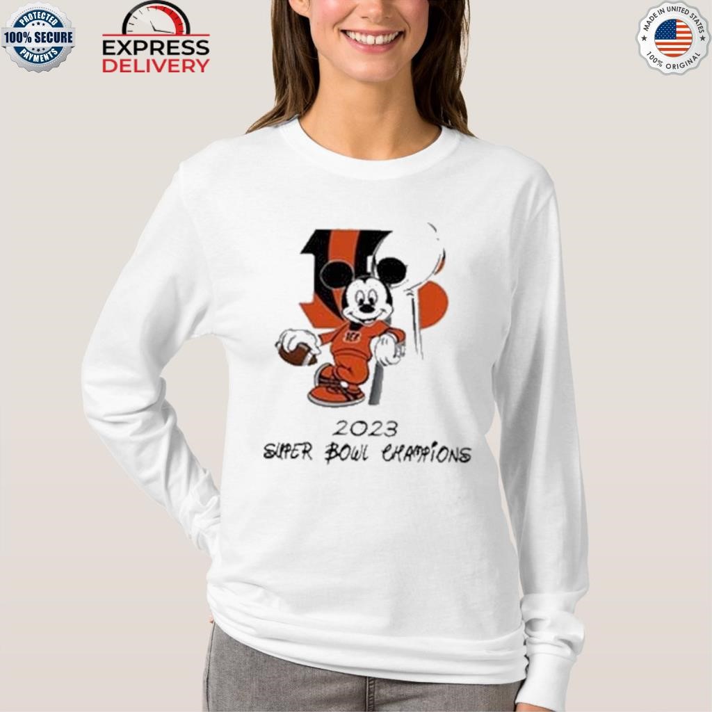 Mickey Mouse Cincinnati Bengals 2022 Super Bowl shirt, hoodie