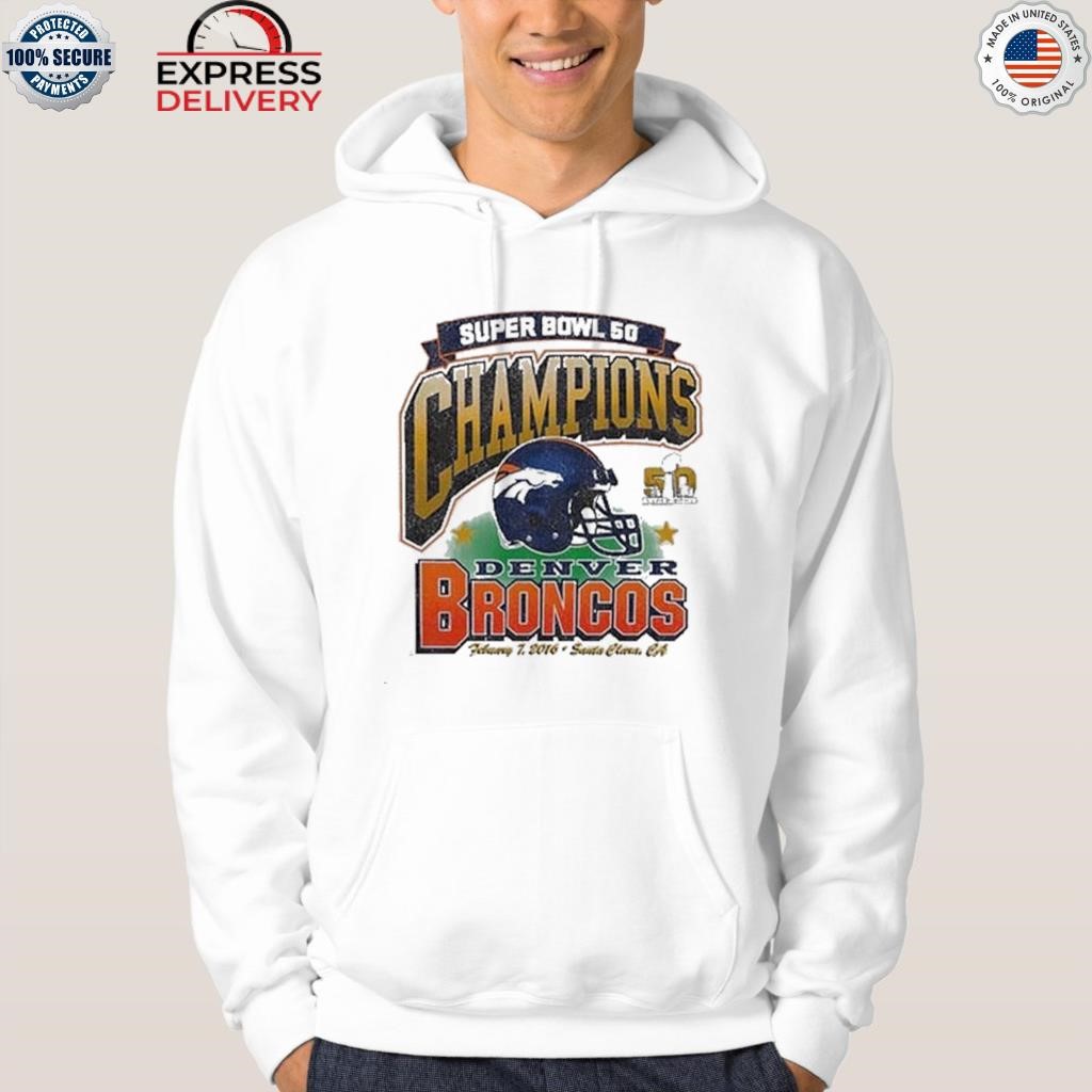 Super Bowl 50 Denver Broncos Hoodie for Sale in Castle Rock, CO