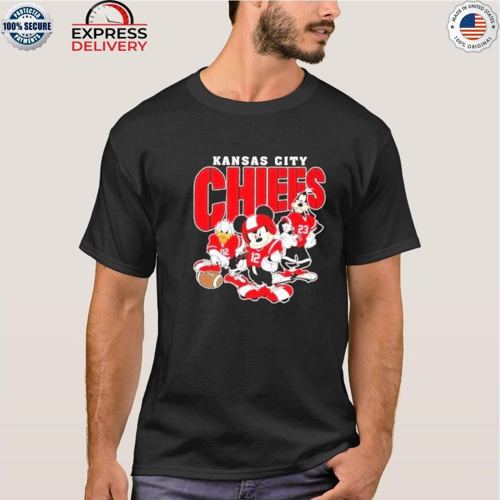 NFL Kansas City Chiefs Disney Team Football Shirt - Printing Ooze