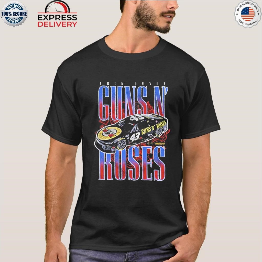 Erik jones legacy motor club team collection guns n' roses band car shirt,  hoodie, sweater, long sleeve and tank top