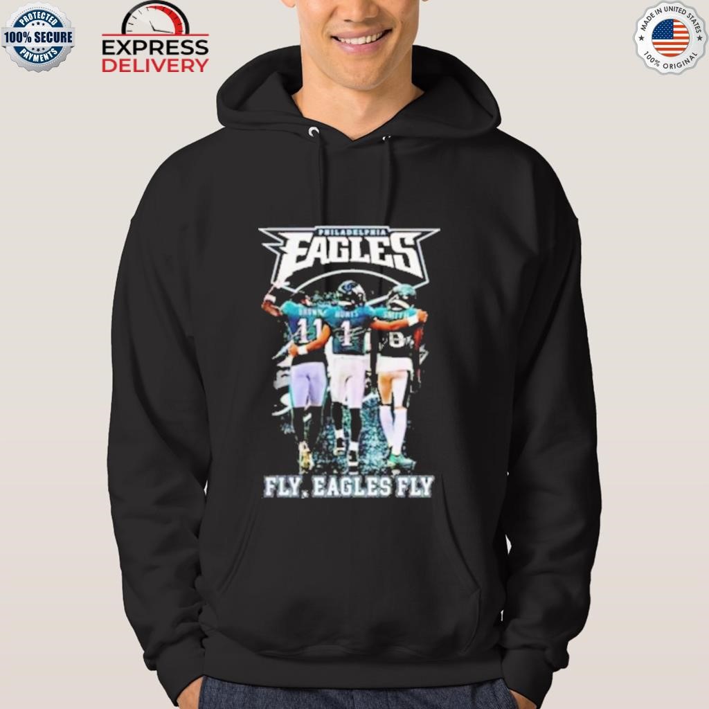 2023 Super Bowl LVII Champions fly Eagles fly Philadelphia Eagles team  signature football sport poster shirt, hoodie, sweater, long sleeve and  tank top