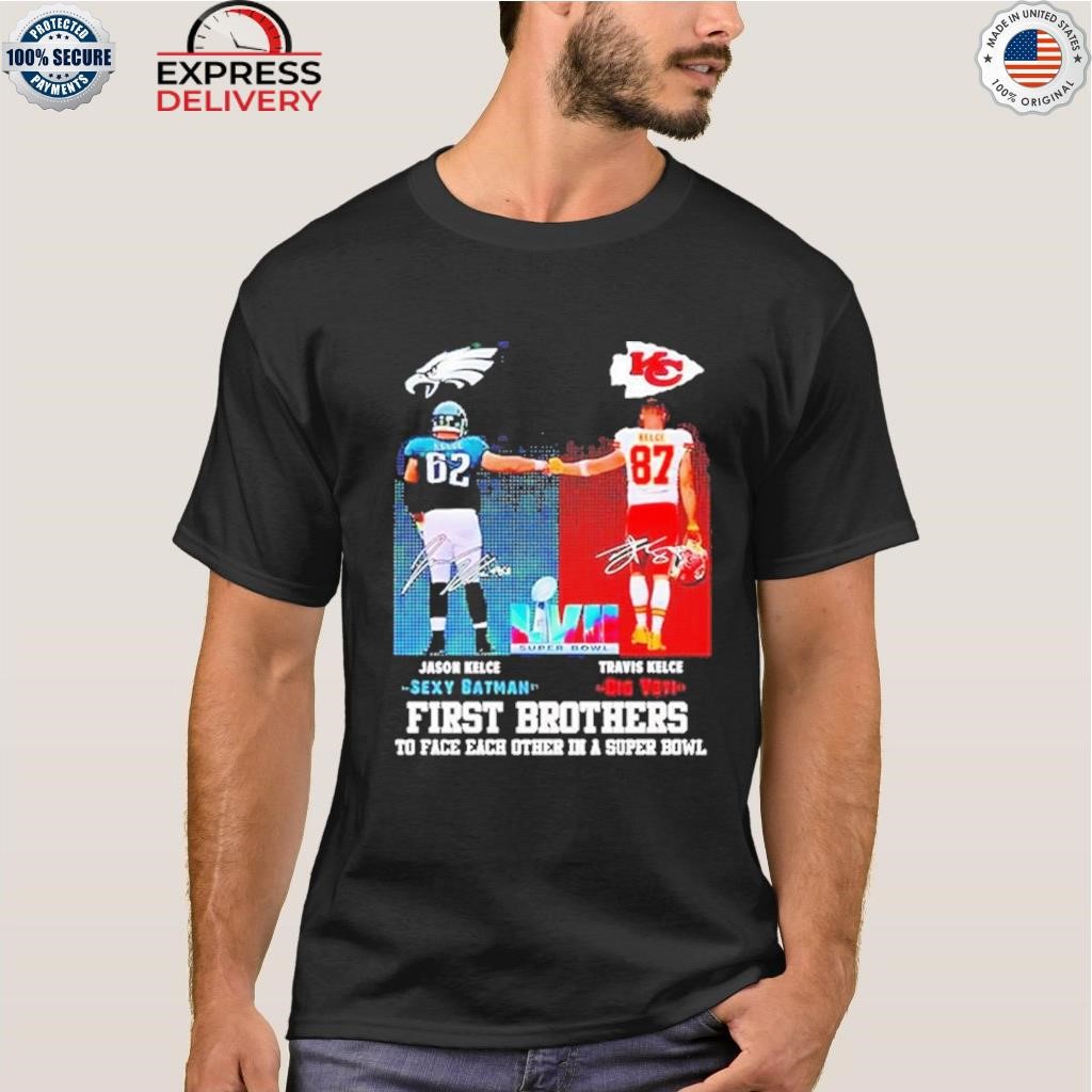 Kelce Brothers in a Super Bowl Travis Kelce Vs Jason Kelce shirt, hoodie,  sweater, long sleeve and tank top