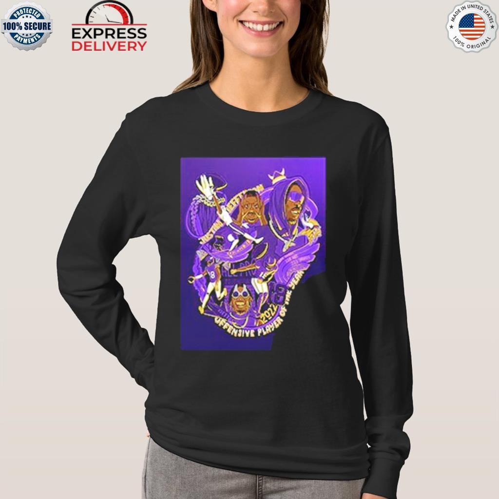 MVP Justin Jefferson Minnesota Vikings Football Shirt - Ink In Action