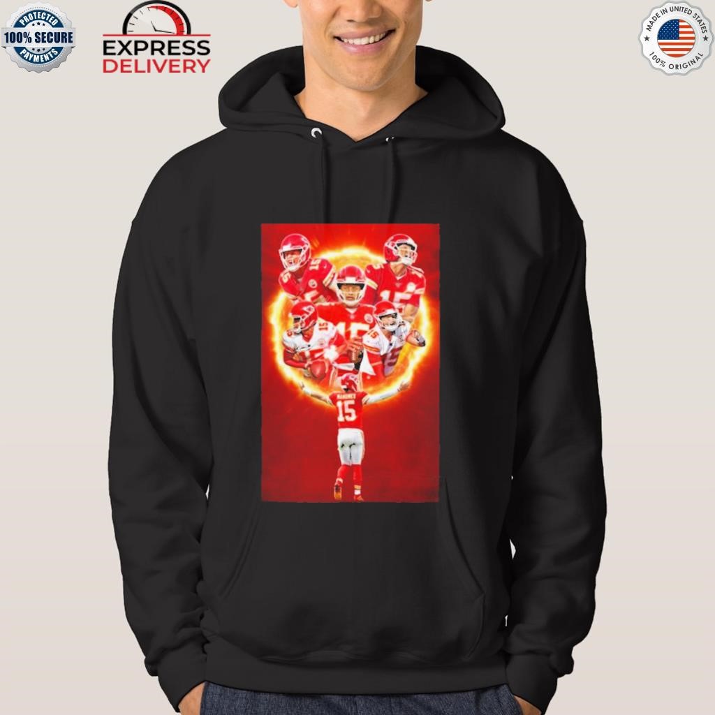 Patrick Mahomes 15 football vintage poster shirt, hoodie, sweater