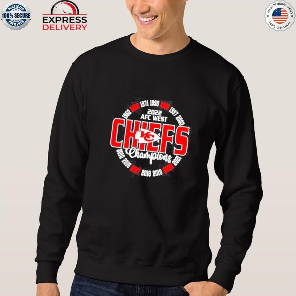 Kansas City Chiefs 2022 AFC West Champions Shirt, hoodie, sweater