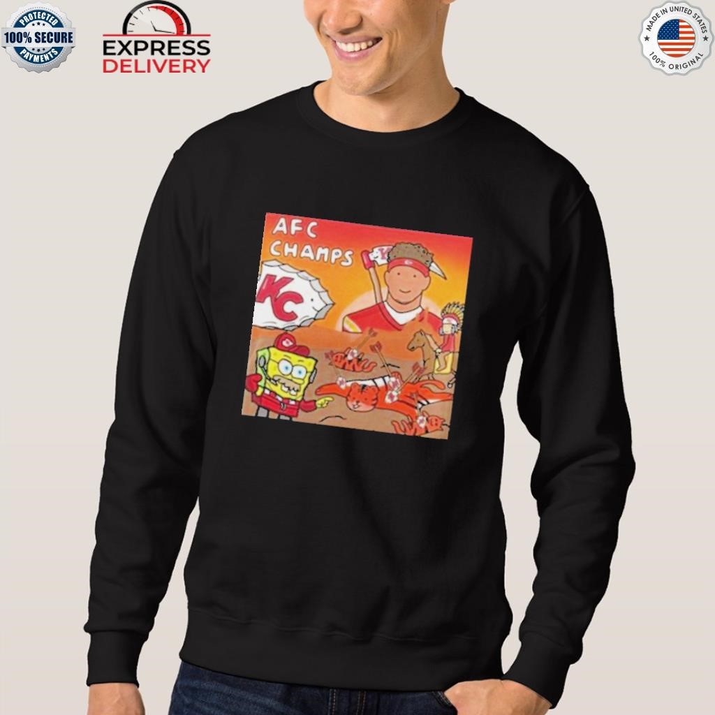 Spongebob Kc Chiefs Man's T-Shirt Tee