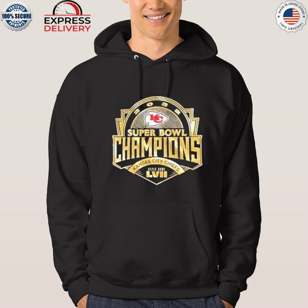 Kansas City Chiefs Majestic Threads Super Bowl LVII Champions Luxe Foil  shirt, hoodie, sweater, long sleeve and tank top