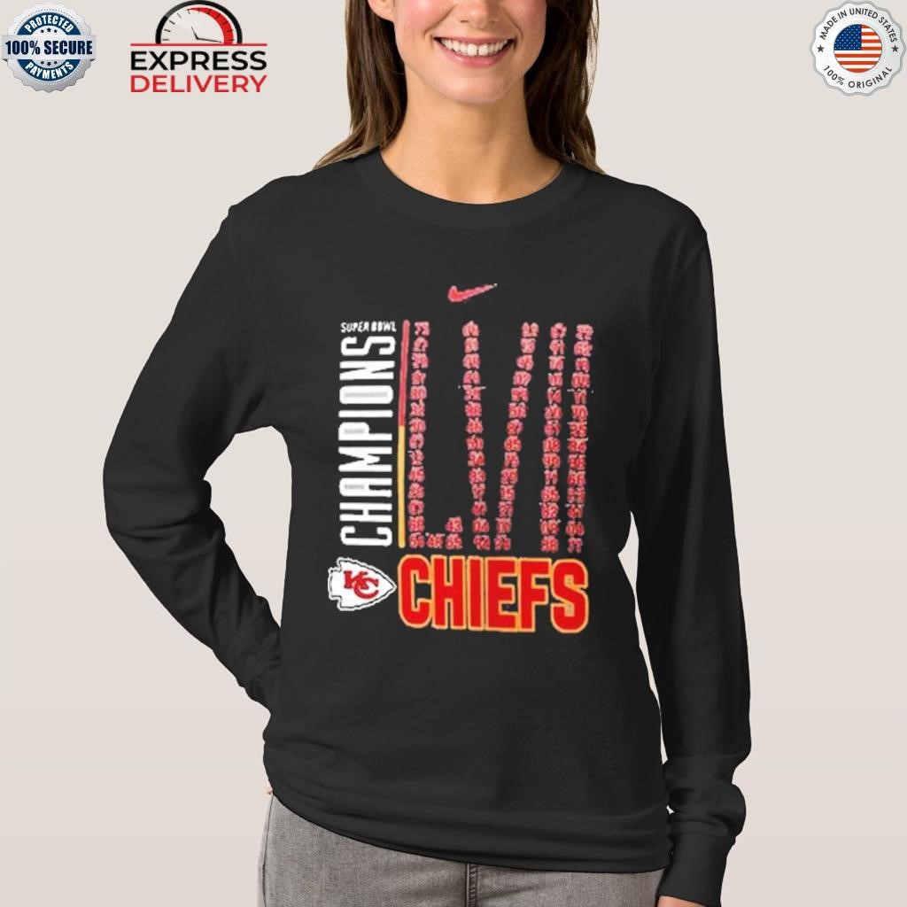 Funny kansas City Chiefs Super Bowl LVII Roster shirt, hoodie