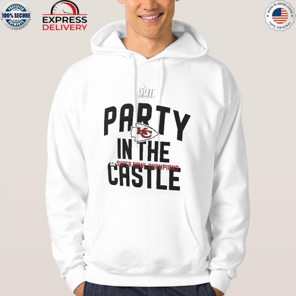 Kansas City Chiefs Party in the castle 3X Super bowl Champions shirt, hoodie,  longsleeve tee, sweater