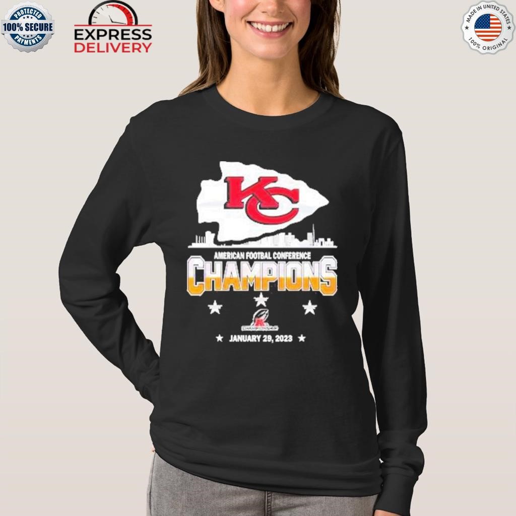 Kansas City Chiefs Skyline 2022-2023 American Football Conference Champions  shirt, hoodie, sweater, long sleeve and tank top