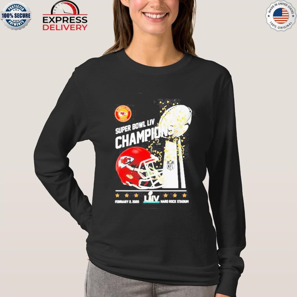 Kansas city Chiefs super bowl liv champions hard rock stadium shirt