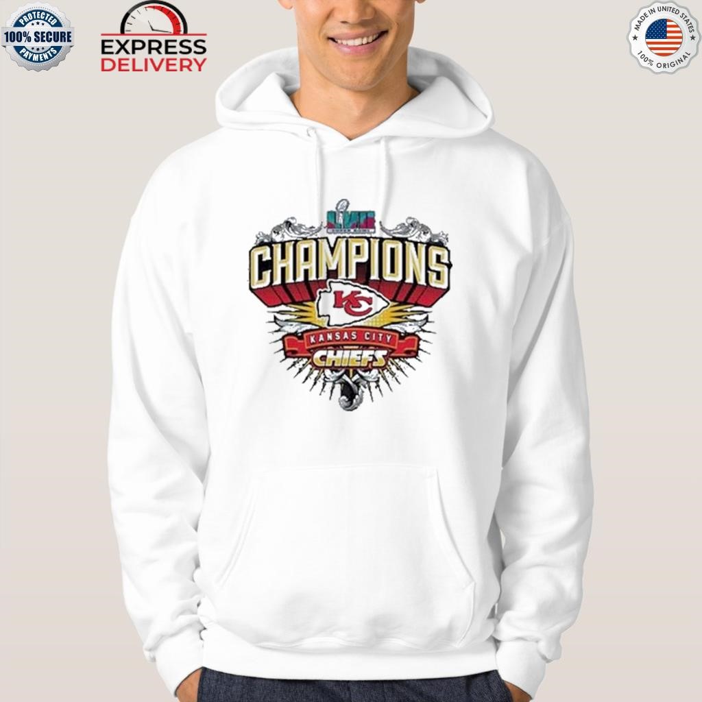 Kansas City Chiefs Super Bowl Lvii Champions Shield Tie-dye T-shirt,Sweater,  Hoodie, And Long Sleeved, Ladies, Tank Top