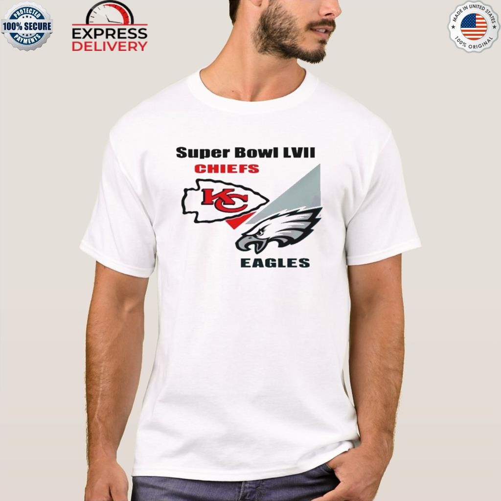 Kansas city Chiefs vs philadelphia eagles super bowl 2023 shirt