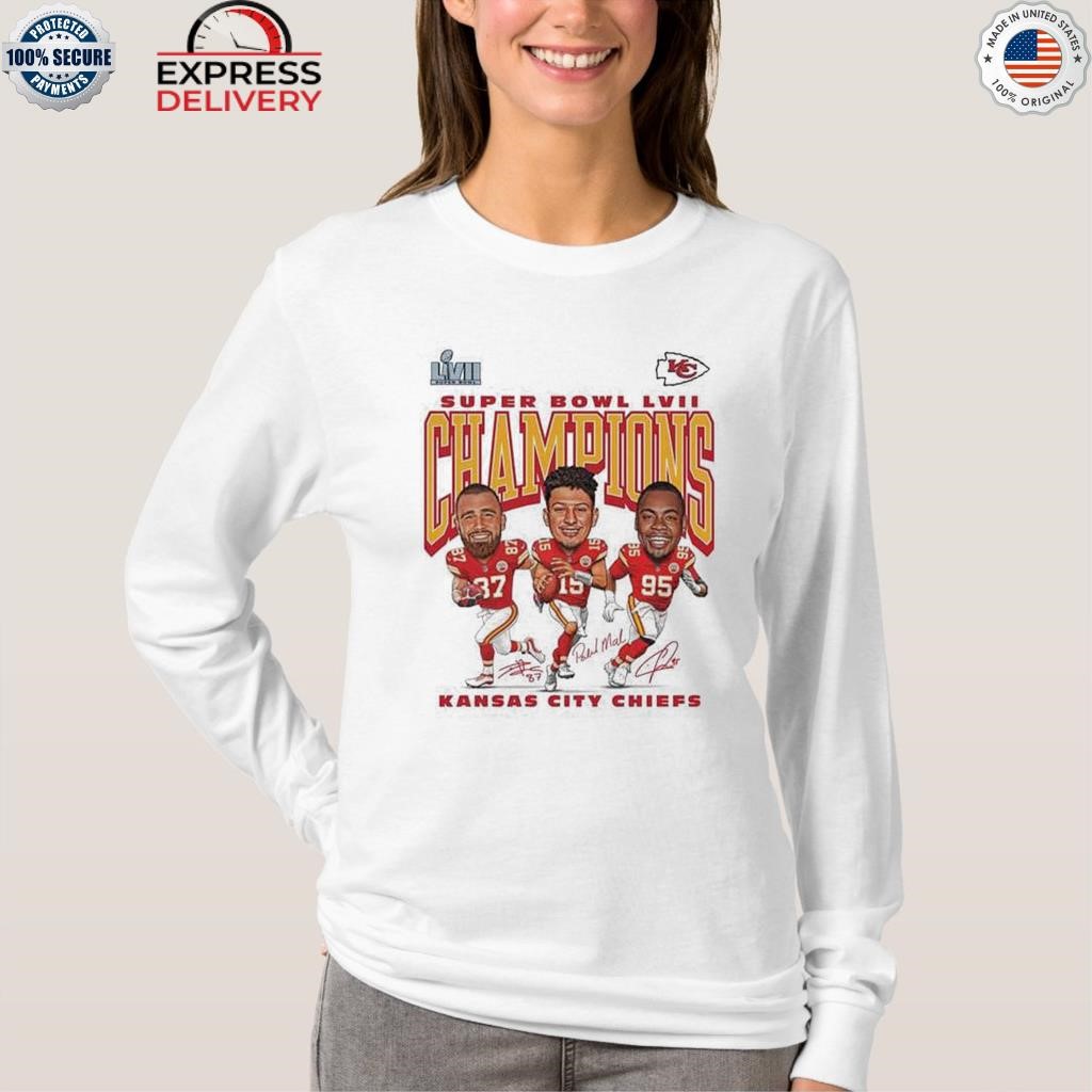 Kansas City Chiefs White Long Sleeved Shirt 