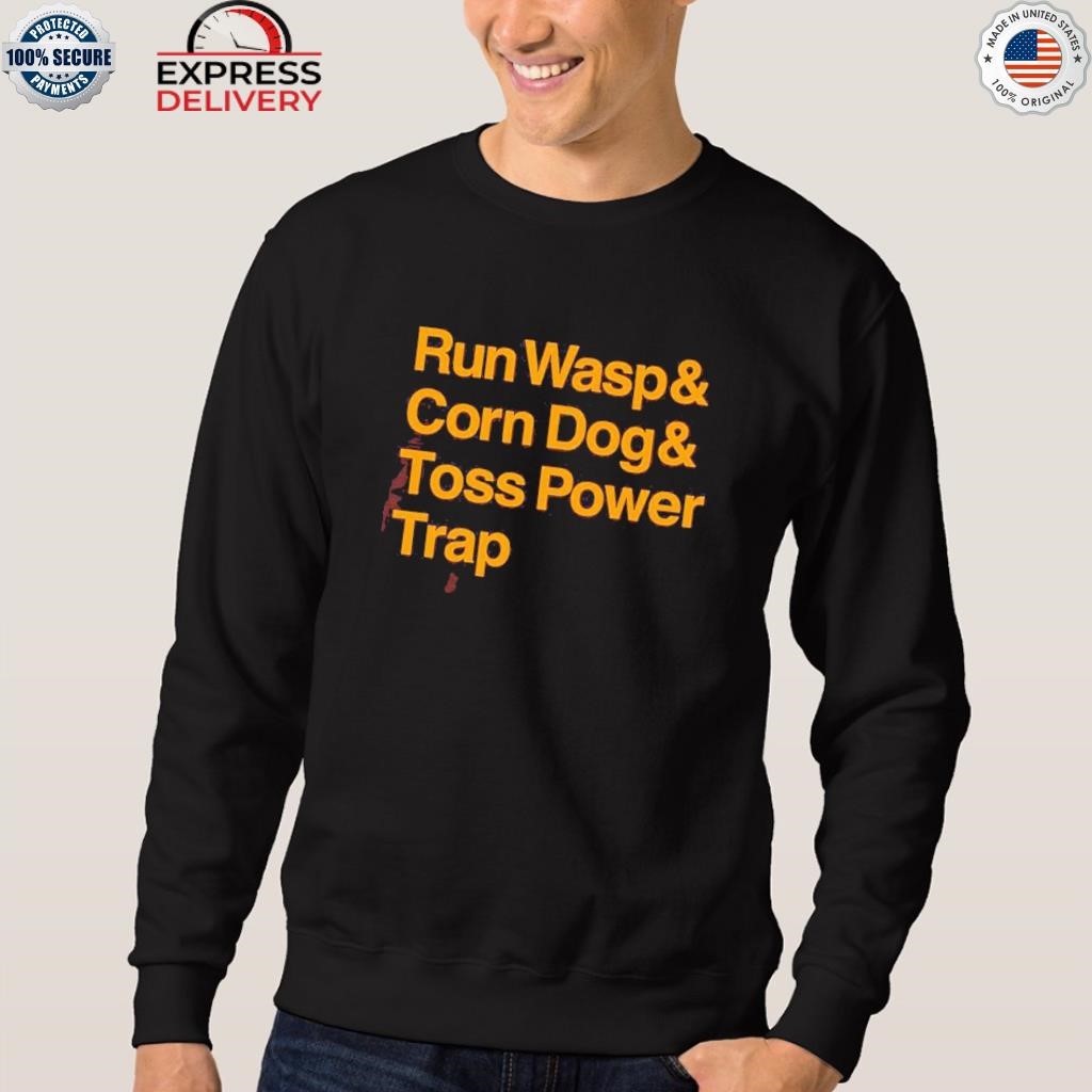 Kansas City Playbook Run Wasp And Corn Dog And Toss Power Trap Shirt,  hoodie, sweater, long sleeve and tank top