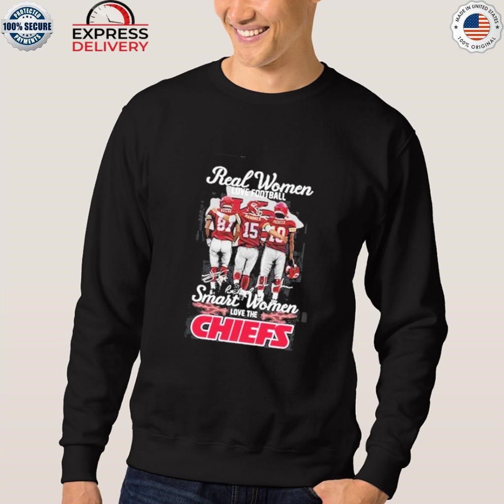 Real women love football smart women love the Kansas City Chiefs logo shirt,  hoodie, sweater, long sleeve and tank top