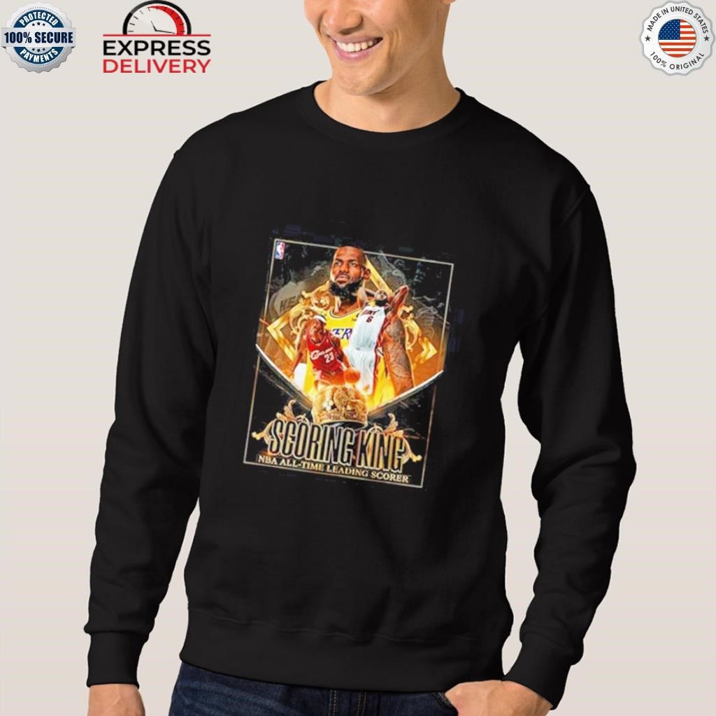 LeBron James t-shirts, sweatshirts 2023: NBA all-time scoring leader  commemorative gear released 