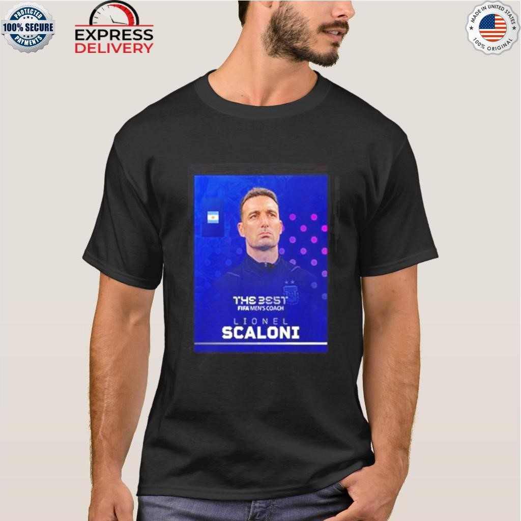Lionel scaloni winner the best fifa mens coach 2022 shirt