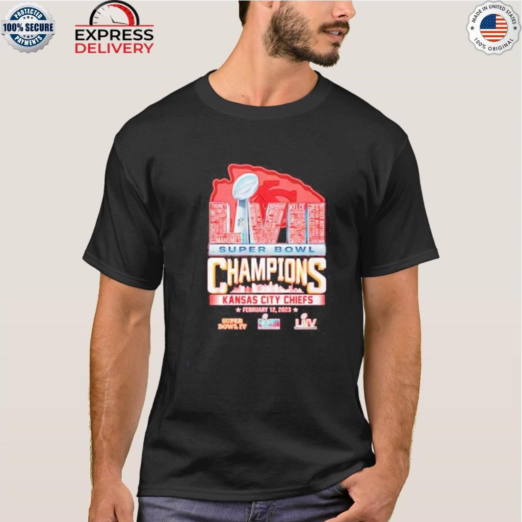 LVII Super Bowl Champions Kansas City February 12 2023 T Shirt