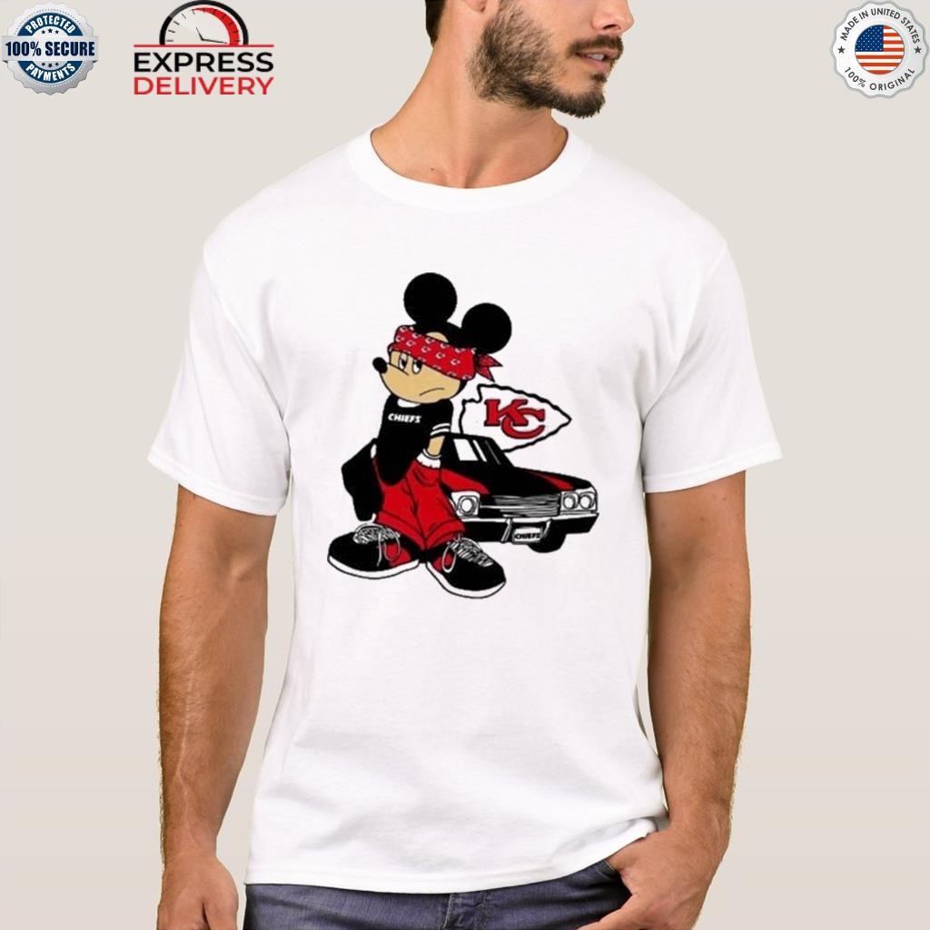 I Love The Chiefs Mickey Mouse Kansas City Chiefs T-Shirt - T