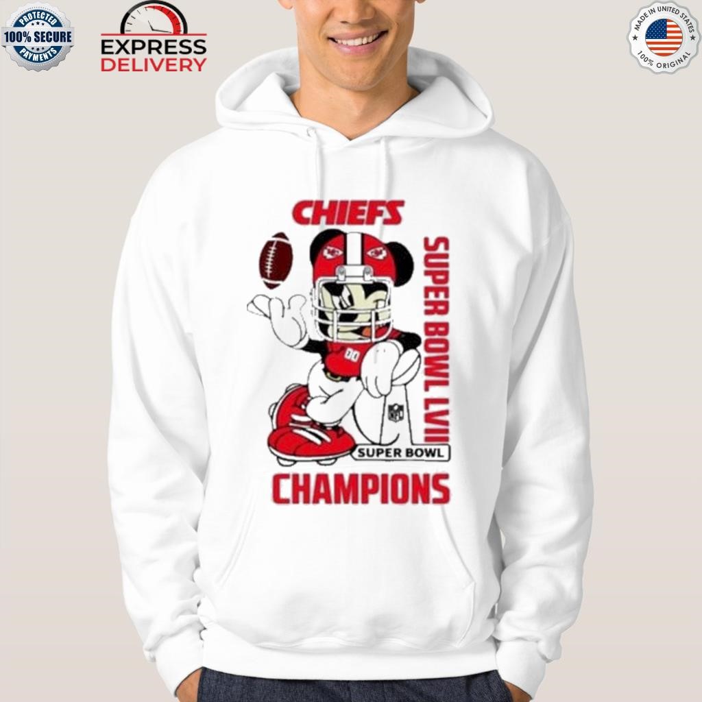 Mickey Mouse Kansas City Chiefs Super Bowl Lvii Championship 2023