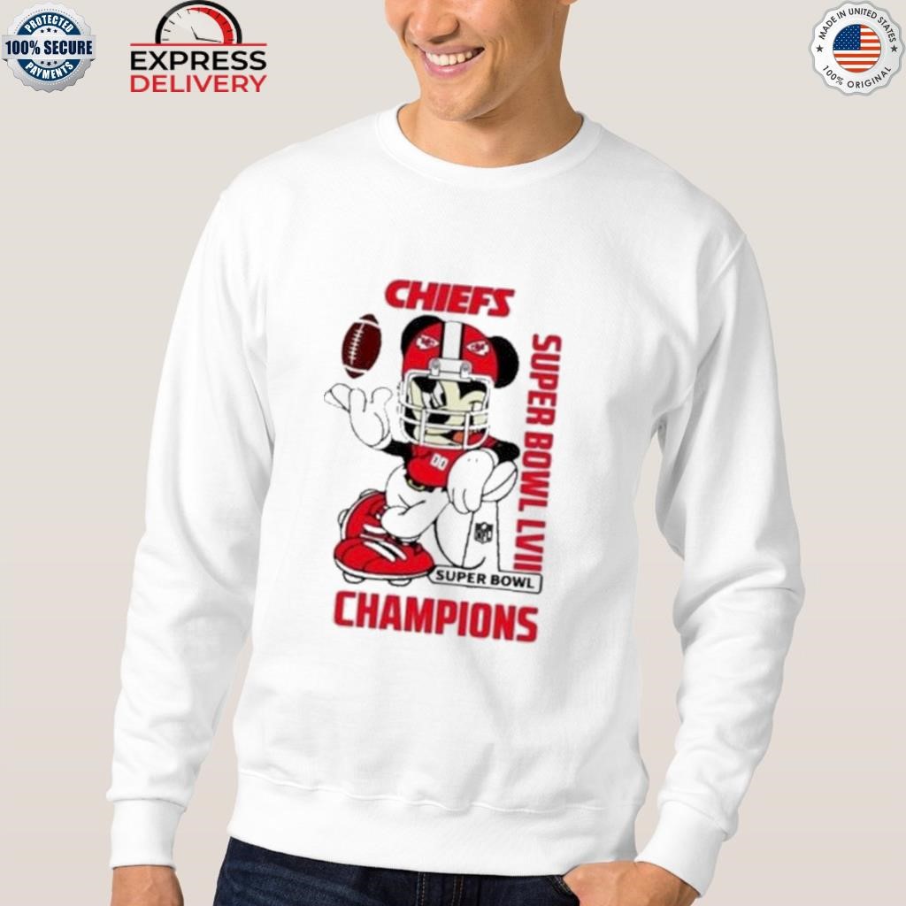 Mickey Mouse Kansas City Chiefs Super Bowl LVII 2023 Champions Shirt