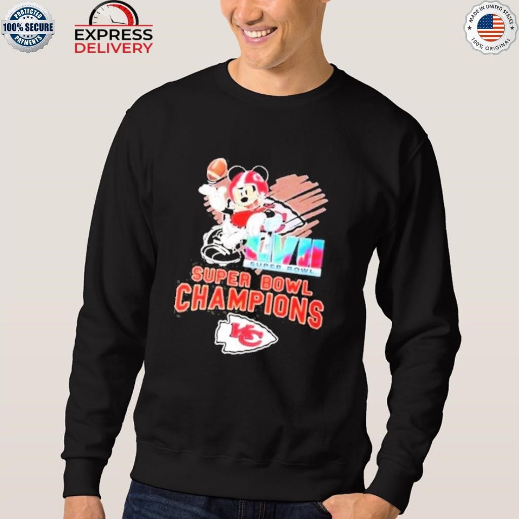 Kansas City Chiefs x Mickey Mouse 2023 Super Bowl LVII Champions T-Shirt,  hoodie, sweater, long sleeve and tank top