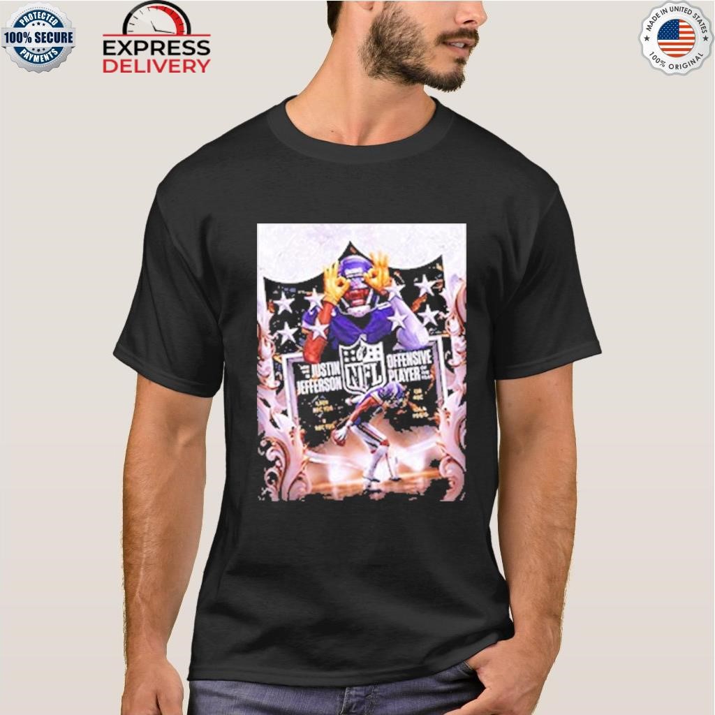 Minnesota vikings justin jefferson graphic NFL T-shirts, hoodie, sweater,  long sleeve and tank top