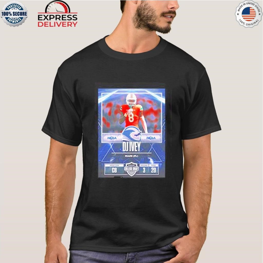New orleans breakers in the 2023 usfl college draft select dj ivey shirt