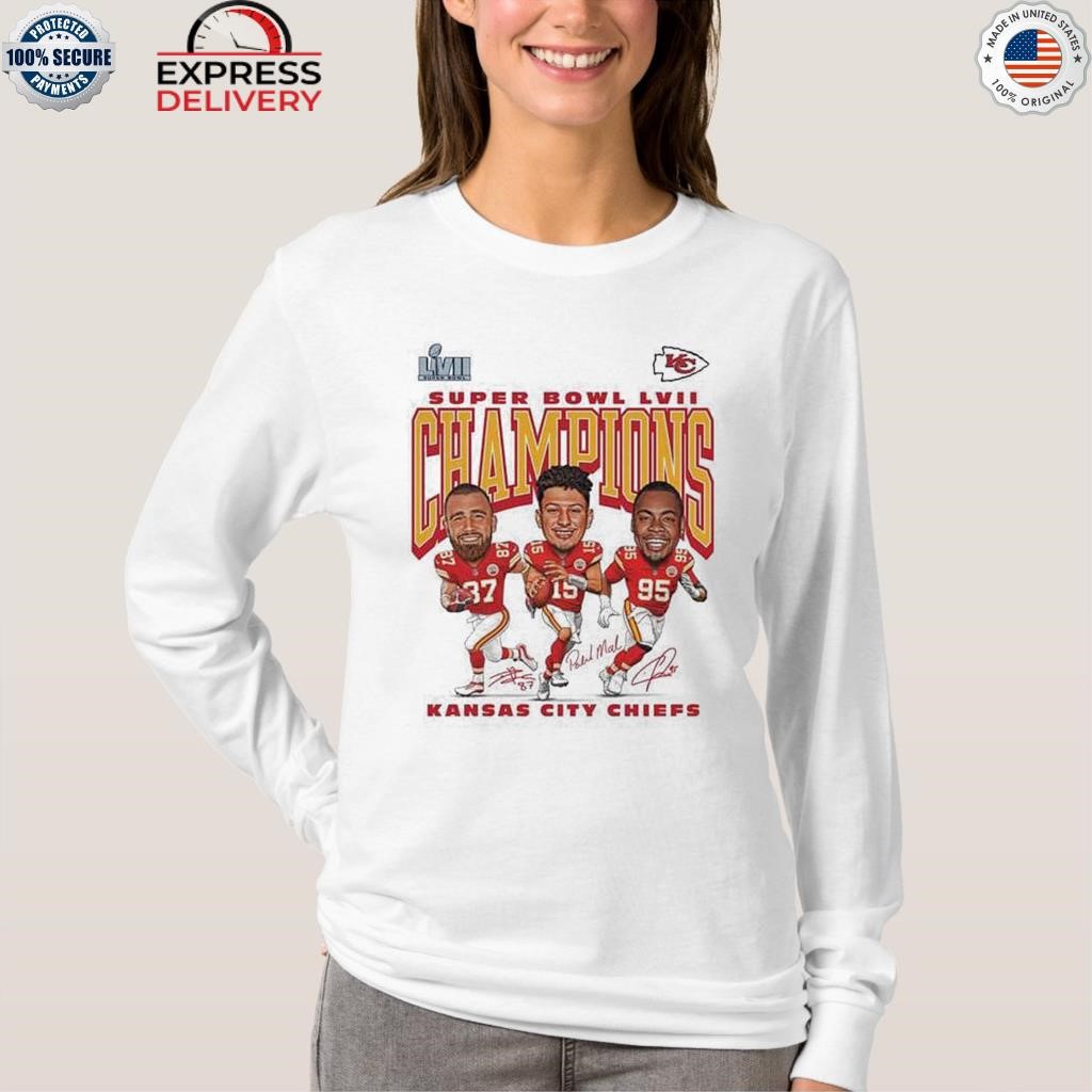 Kansas City Chiefs White Long Sleeved Shirt 