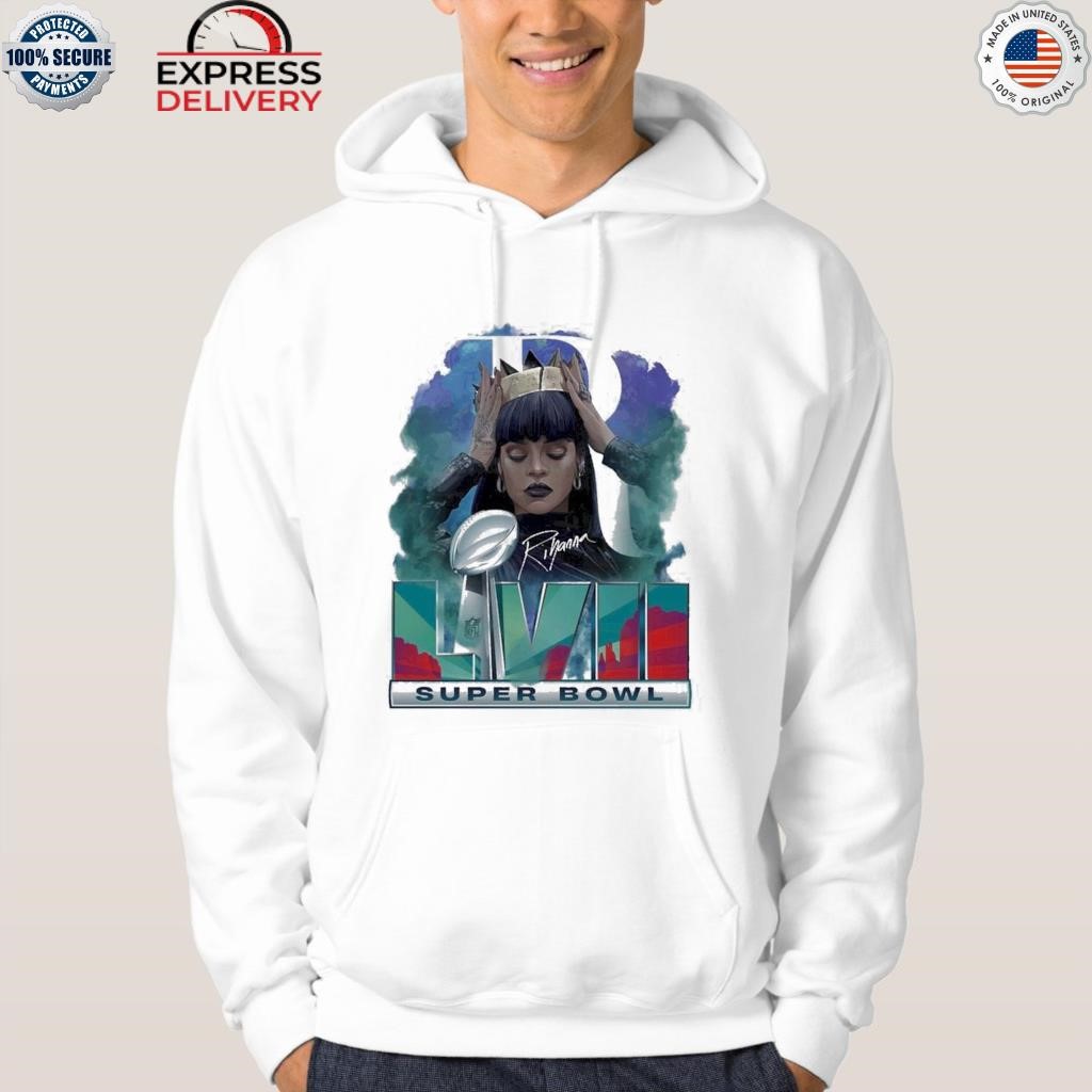 Rihanna half time show super bowl shirt, hoodie, sweater, long