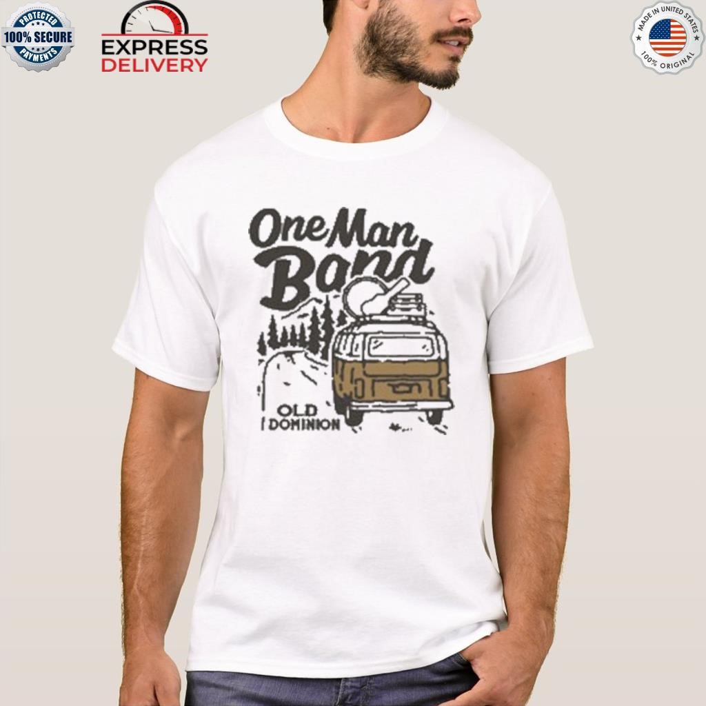 Old dominion one man band women's shirt