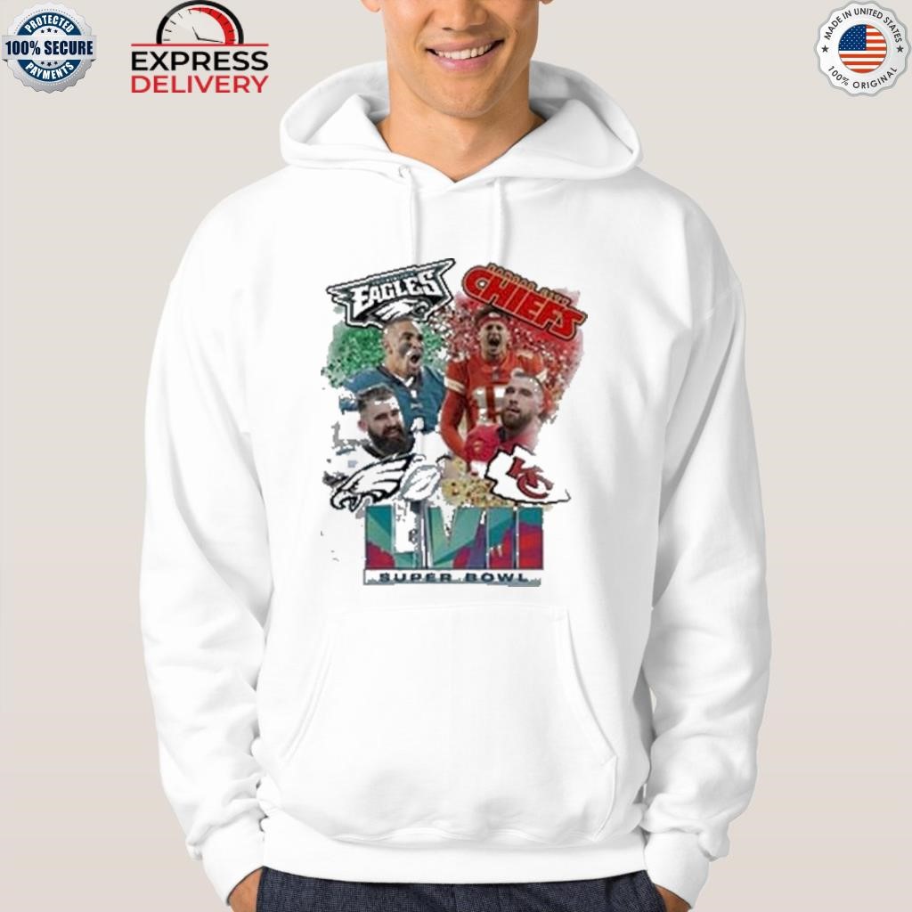 Chiefs vs Eagles Super Bowl Shirt Patrick Mahomes vs Jalen Hurts shirt,  hoodie, sweater, long sleeve and tank top