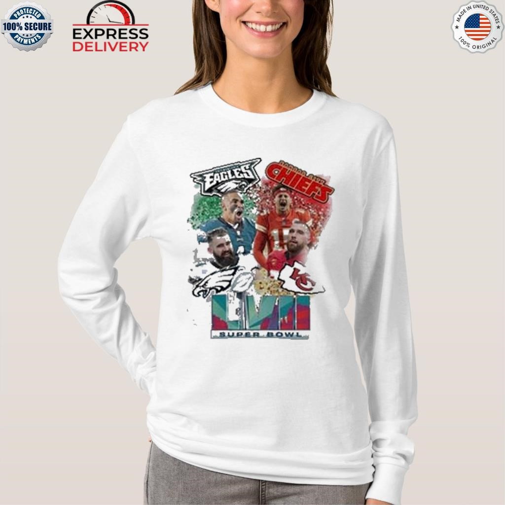 Chiefs vs Eagles Super Bowl Shirt Patrick Mahomes vs Jalen Hurts shirt,  hoodie, sweater, long sleeve and tank top