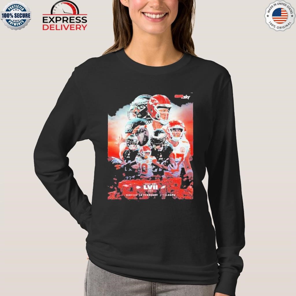 Super Bowl 2023 LVII Shirt, Kansas City Chiefs Vs Philadelphia