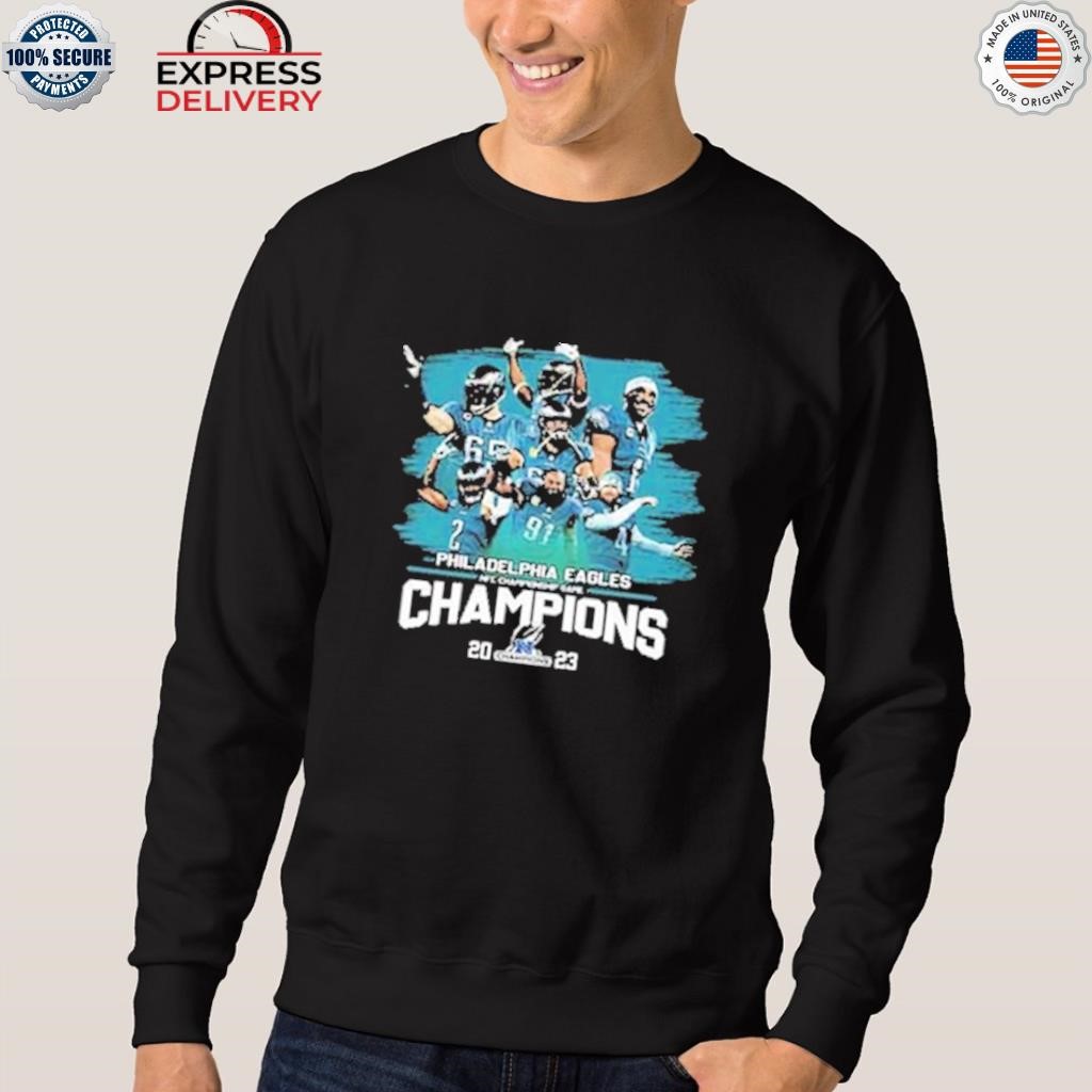 Philadelphia Eagles NFC Championship Game Champions 2023 Signatures shirt,  hoodie, sweater, long sleeve and tank top