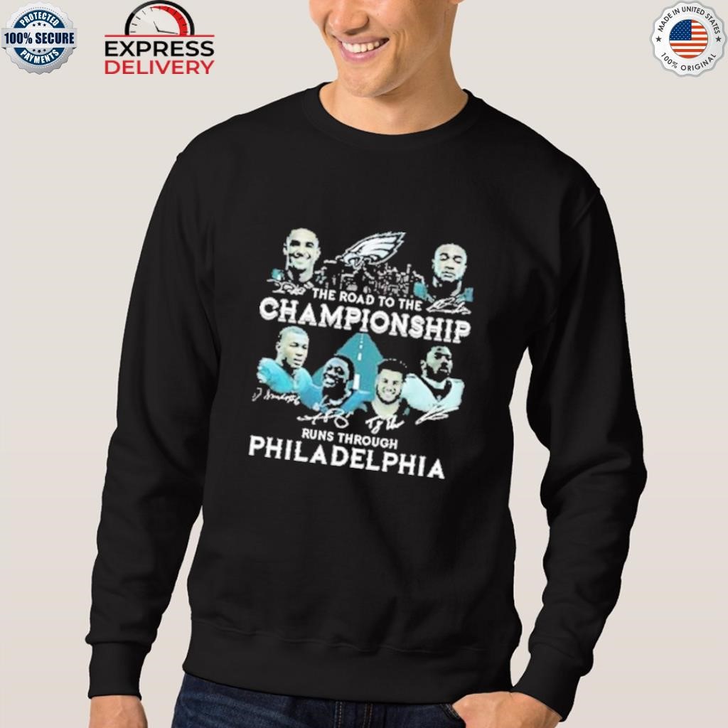 Philadelphia Skyline Sports Team Abbey Road Signatures Shirt, hoodie,  sweater, long sleeve and tank top