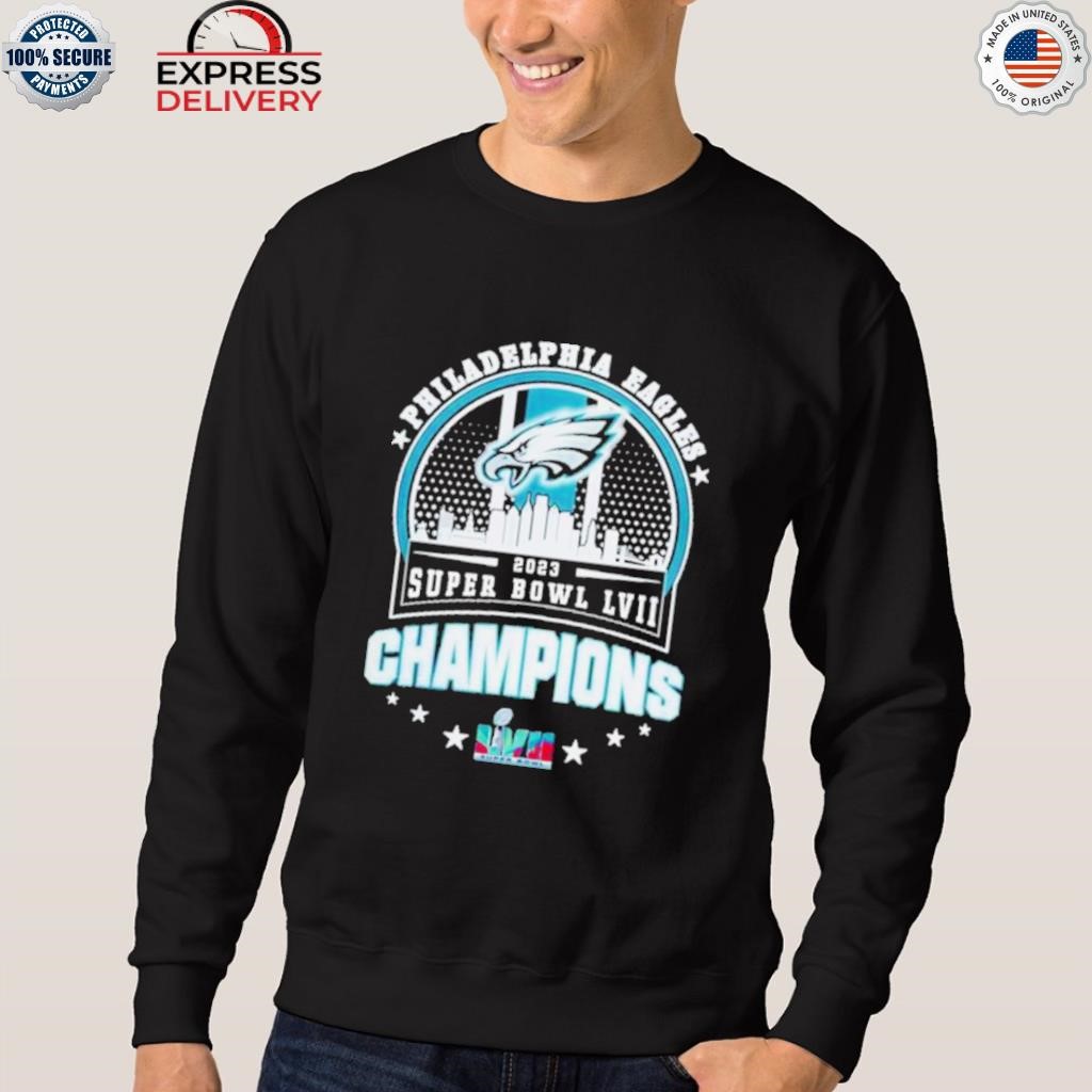 Philadelphia Eagles Super BOWL LVII 2023 Champions matchup skyline shirt,  hoodie, sweater, long sleeve and tank top