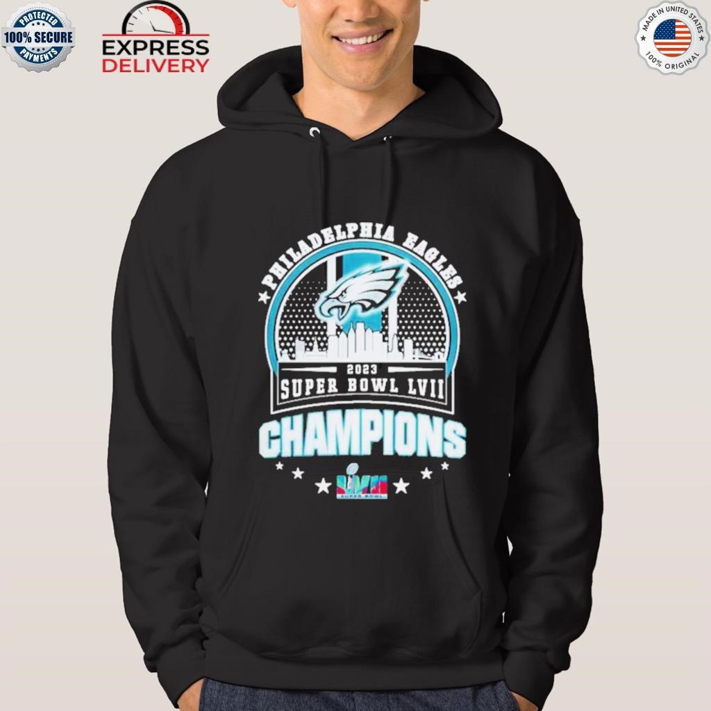 Philadelphia Eagles Super BOWL LVII 2023 Champions matchup skyline shirt,  hoodie, sweater, long sleeve and tank top