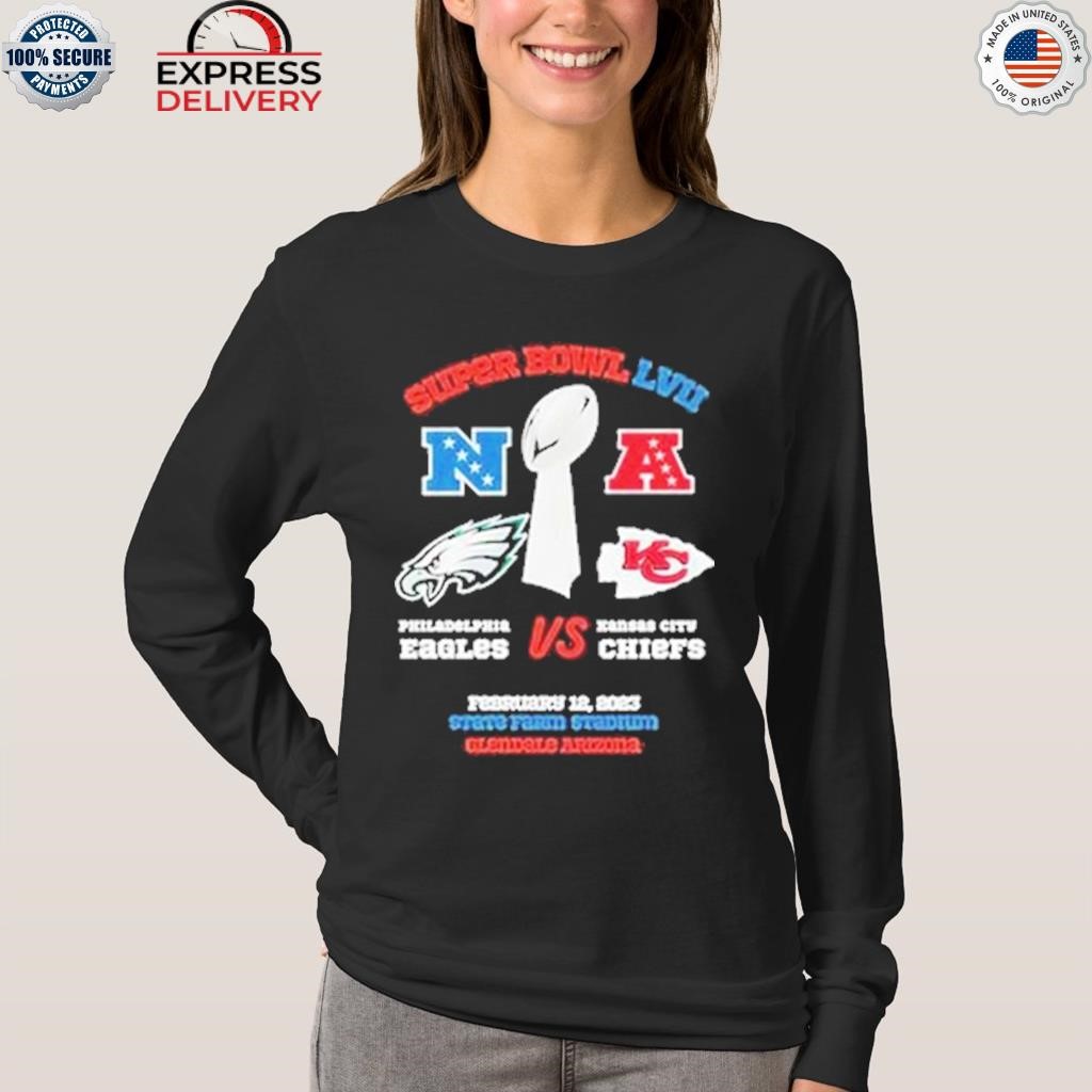 AFC Philadelphia Eagles Vs NFC Kansas City Chiefs Super Bowl LVII 2023 shirt,  hoodie, sweater, long sleeve and tank top