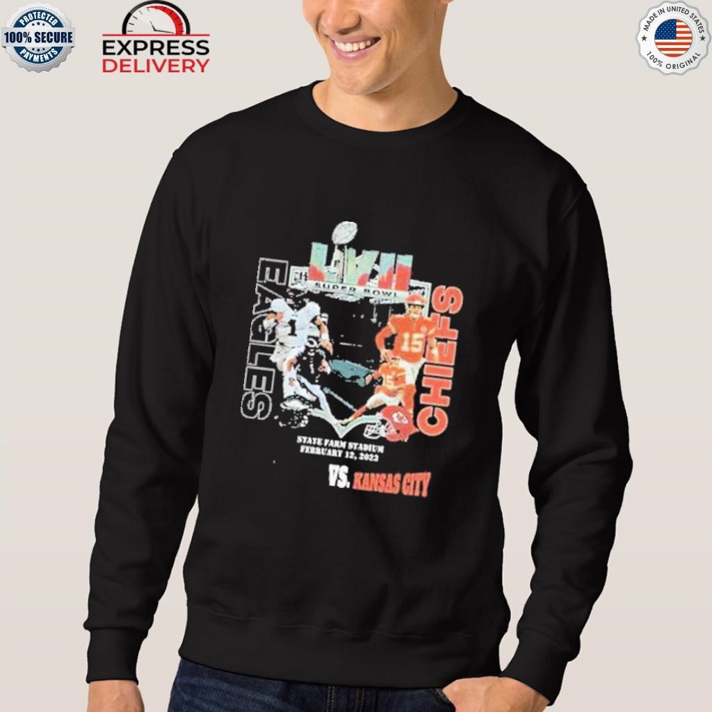 February 12 2023 Super Bowl Philadelphia Eagles vs Kansas City Chiefs  shirt, hoodie, sweater, long sleeve and tank top