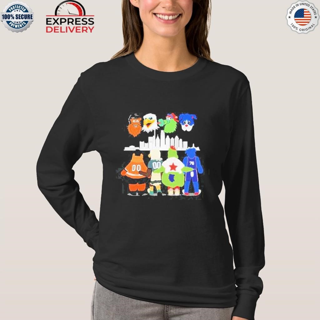 Philadelphia Sports Mascots Phillie Phanatic and Swoop shirt, hoodie,  sweater, long sleeve and tank top