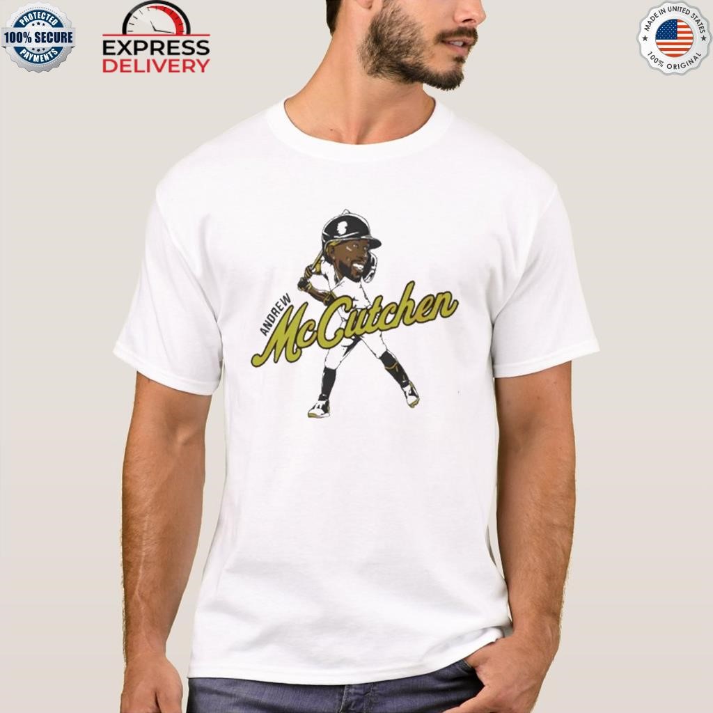 Printify Andrew McCutchen Pittsburgh Headliner Series - Graphic Tee with Back Print