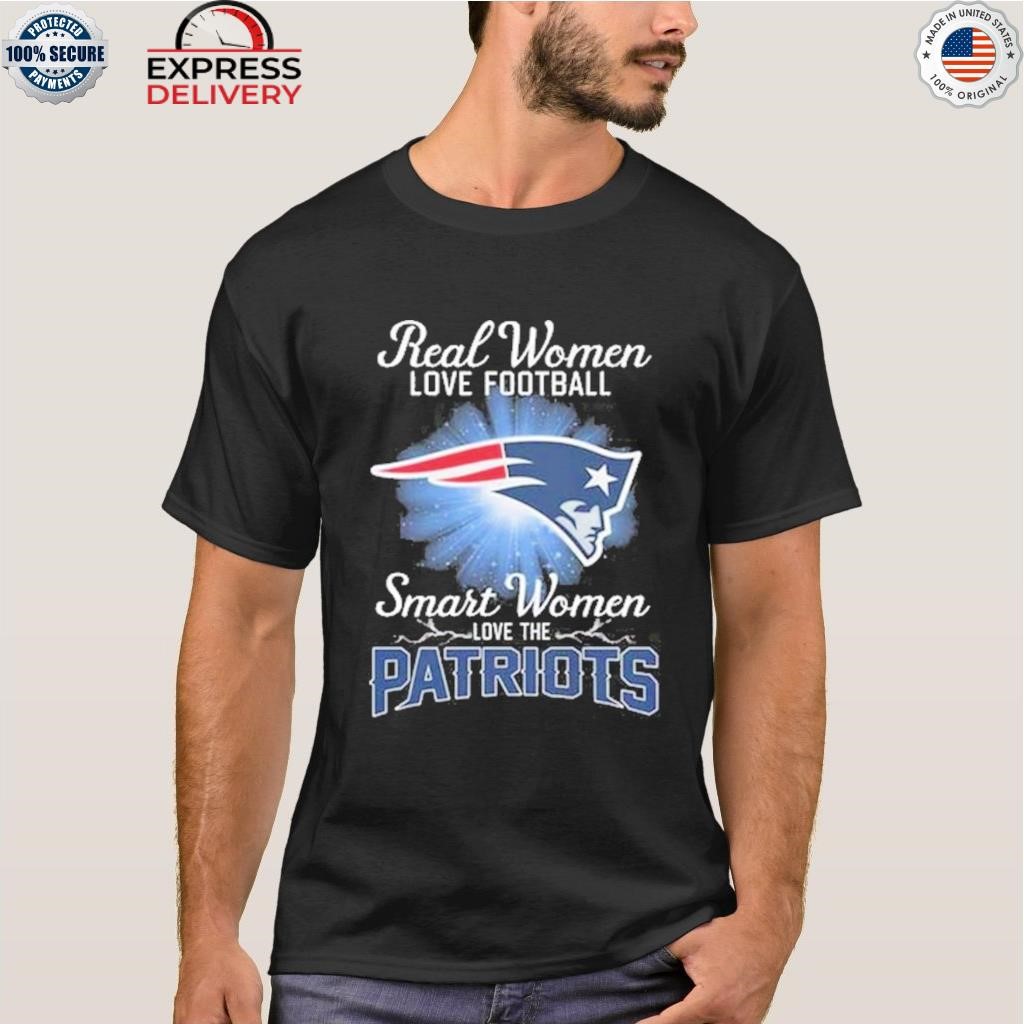 Real women love football smart women love the New England Patriots 2023  logo shirt, hoodie, sweater, long sleeve and tank top