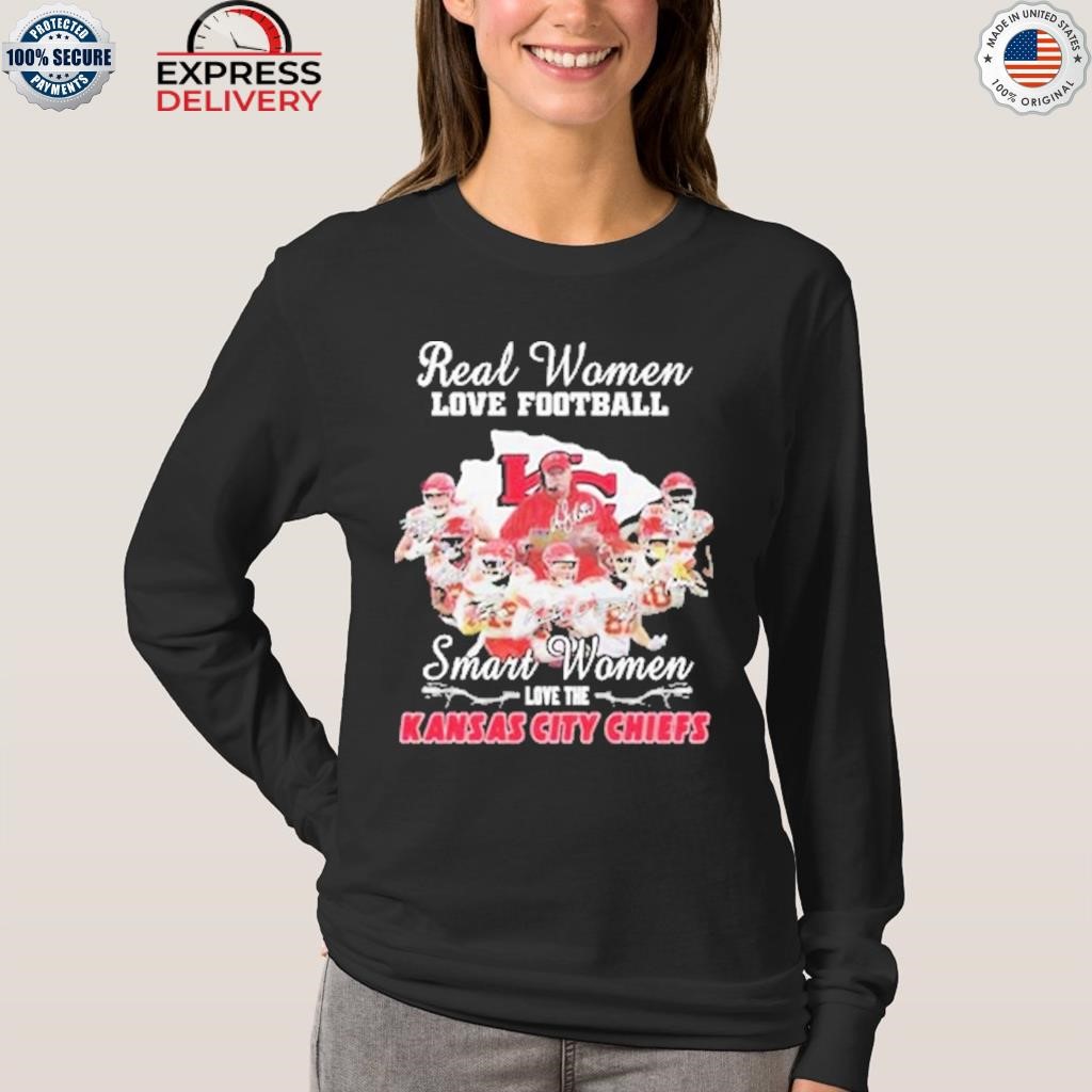 Real Women Love Football Smart Women Love The Kansas City Chiefs 2023 Shirt,  hoodie, sweater, long sleeve and tank top